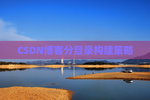 CSDN博客分目录构建策略
